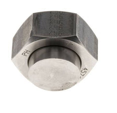 End Cap G1'' Stainless steel with External Hex 60° cone 150bar (2107.5psi) Hydraulic