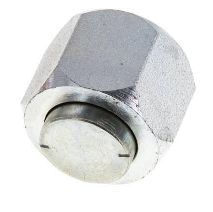 JIC End Cap UN 1-3/16INCH-12 Steel 170bar (2388.5psi)