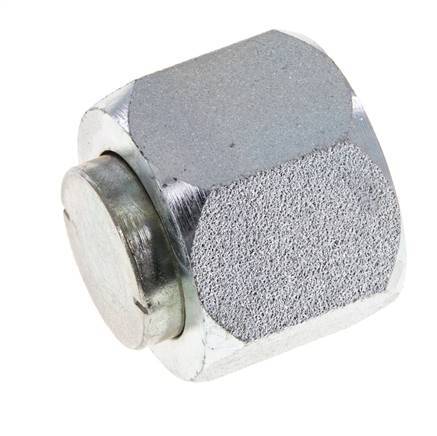 JIC End Cap UN 1-3/16INCH-12 Steel 170bar (2388.5psi)