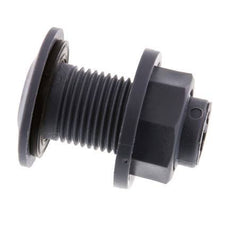 Conexión roscada para grifos de vaciado G1/2'' DN18 Pasamuros Polipropileno (pp) EPDM 10bar (140,5psi) FDA