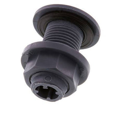 Conexión roscada para grifos de vaciado G1/2'' DN18 Pasamuros Polipropileno (pp) EPDM 10bar (140,5psi) FDA