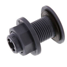 Conexión roscada para grifos de vaciado G1/2'' DN18 Pasamuros Polipropileno (pp) EPDM 10bar (140,5psi) FDA
