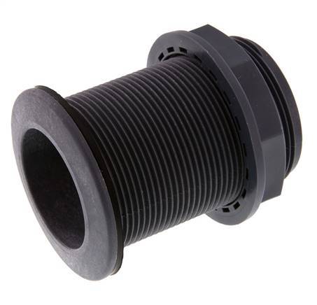 Conexión roscada para grifos de vaciado G2'' DN45.5 Pasamuros Polipropileno (pp) EPDM 10bar (140.5psi) FDA