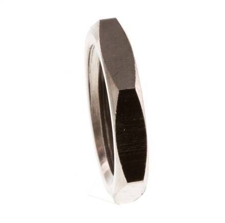 Lock Nut G1/4'' Nickel Plated Brass [10 Pieces]