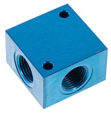 4-way Air Distributor G1/2'' Aluminium 16 bar (224.8 psi)
