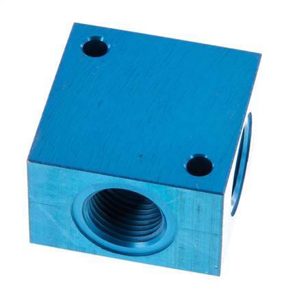 4-way Air Distributor G1/2'' Aluminium 16 bar (224.8 psi)
