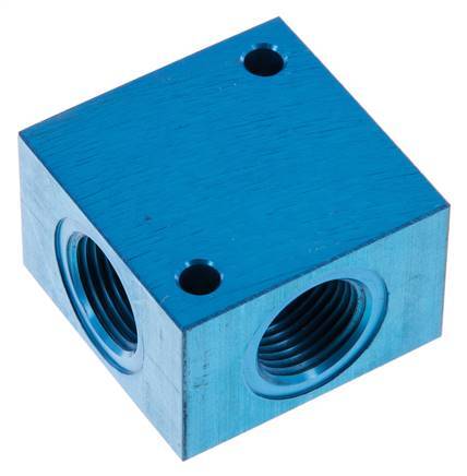 4-way Air Distributor G1/2'' Aluminium 16 bar (224.8 psi)