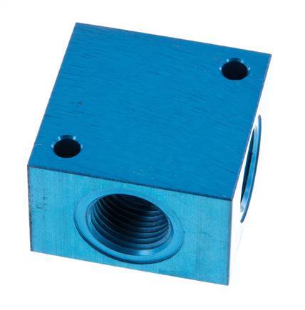 4-way Air Distributor G1/2'' Aluminium 16 bar (224.8 psi)