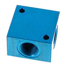 4-way Air Distributor G1/2'' Aluminium 16 bar (224.8 psi)