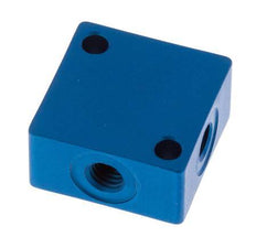 4-way Air Distributor M5 Aluminium 16 bar (224.8 psi)
