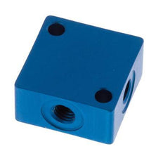 4-way Air Distributor M5 Aluminium 16 bar (224.8 psi)
