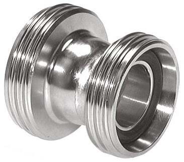 Racor Reductor Sanitario (Lácteo) 52 X 1/6'' x 65 X 1/6'' Acero Inoxidable EPDM