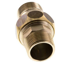 Racor recto de unión R1'' Latón Junta plana Centellen 16bar (224.8psi)