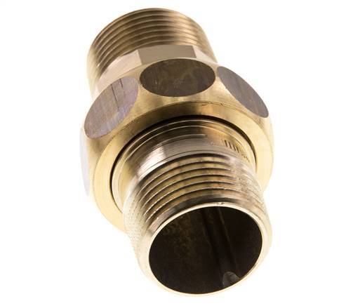 Racor recto de unión R1'' Latón Junta plana Centellen 16bar (224.8psi)