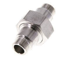 Espiga doble R3/8'' Separable Acero inoxidable Junta plana PTFE 40bar (562.0psi)