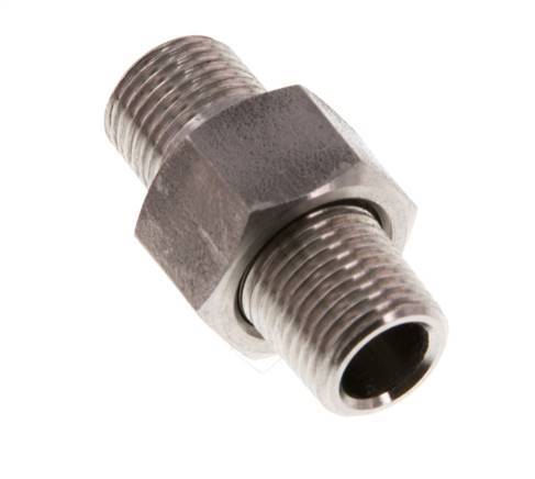 Espiga doble R1/8'' Separable Junta cónica de acero inoxidable 40bar (562.0psi)