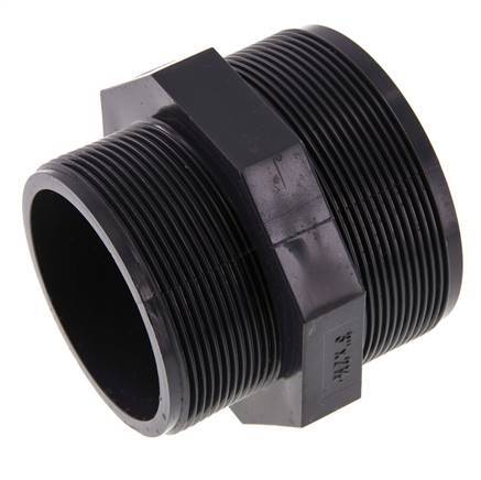 Racor Reductor Doble G2 1/2'' x G3'' PVC-U 16bar (224.8psi) EN 1452-3