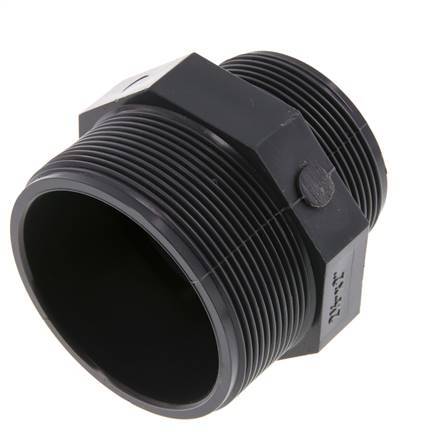 Boquilla reductora doble G2'' x G2 1/2'' PVC-U 16bar (224.8psi) EN 1452-3