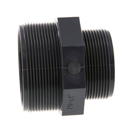 Boquilla reductora doble G2'' x G2 1/2'' PVC-U 16bar (224.8psi) EN 1452-3