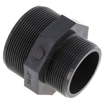 Boquilla reductora doble G2'' x G2 1/2'' PVC-U 16bar (224.8psi) EN 1452-3