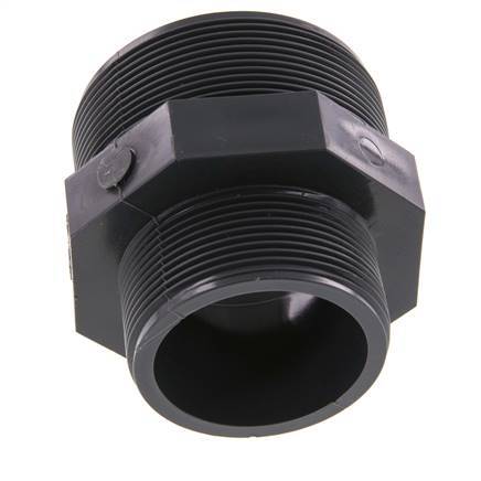 Boquilla reductora doble G2'' x G2 1/2'' PVC-U 16bar (224.8psi) EN 1452-3