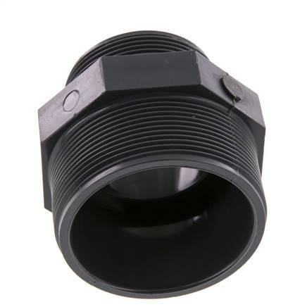 Boquilla reductora doble G2'' x G2 1/2'' PVC-U 16bar (224.8psi) EN 1452-3