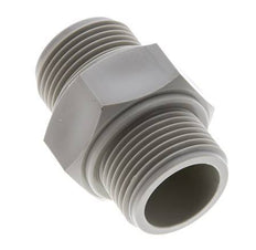 Double Nipple G1'' Polypropylene (pp) 10bar (140.5psi) FDA 43mm Hex