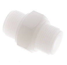 Espiga doble G3/4'' PVDF 10bar (140.5psi) FDA 36mm Hex.