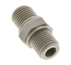 Double Nipple G1/4'' Polypropylene (pp) 10bar (140.5psi) FDA 17mm Hex [2 Pieces]