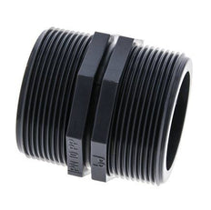Espiga doble G2'' Polipropileno (pp) 10bar (140.5psi) FDA 64mm Hex.