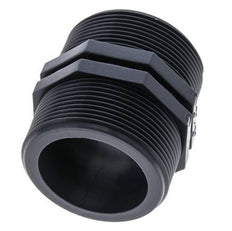 Espiga doble G2'' Polipropileno (pp) 10bar (140.5psi) FDA 64mm Hex.