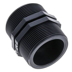Espiga doble G2'' Polipropileno (pp) 10bar (140.5psi) FDA 64mm Hex.
