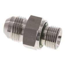 Espiga doble JIC G3/8'' x UNF 3/4''-16 Acero inoxidable FKM 275bar (3863.75psi)