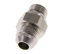 Espiga doble JIC G3/8'' x UNF 3/4''-16 Acero inoxidable FKM 275bar (3863.75psi)