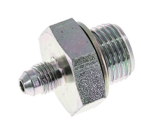 Espiga doble JIC G1/2'' x UNF 7/16''-20 Acero NBR 310bar (4355.5psi)