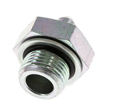 Espiga doble JIC G1/2'' x UNF 7/16''-20 Acero NBR 310bar (4355.5psi)