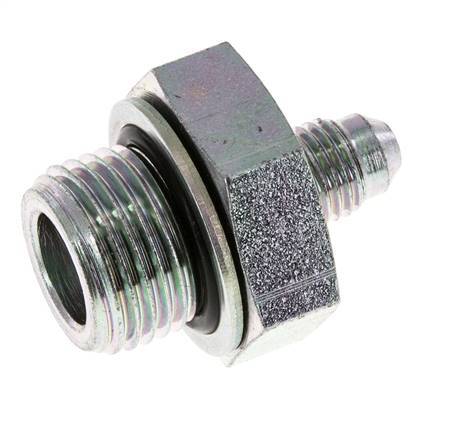 Espiga doble JIC G1/2'' x UNF 7/16''-20 Acero NBR 310bar (4355.5psi)