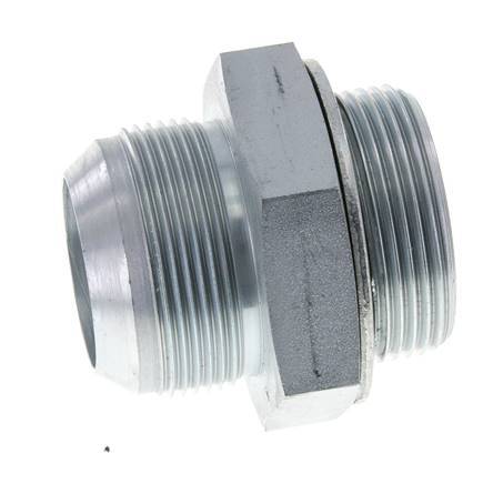 Espiga doble JIC G1 1/2'' x UN 1-7/8''-12 Acero NBR 105bar (1475.25psi)