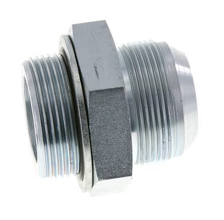 Espiga doble JIC G1 1/2'' x UN 1-7/8''-12 Acero NBR 105bar (1475.25psi)