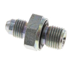 JIC Double Nipple G1/4'' x UNF 7/16''-20 Steel NBR 310bar (4355.5psi) [2 Pieces]
