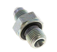 JIC Double Nipple G1/4'' x UNF 7/16''-20 Steel NBR 310bar (4355.5psi) [2 Pieces]