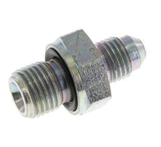 JIC Double Nipple G1/4'' x UNF 7/16''-20 Steel NBR 310bar (4355.5psi) [2 Pieces]