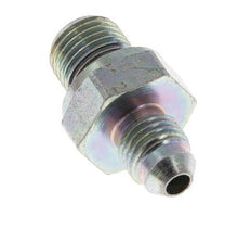 JIC Double Nipple G1/4'' x UNF 7/16''-20 Steel NBR 310bar (4355.5psi) [2 Pieces]