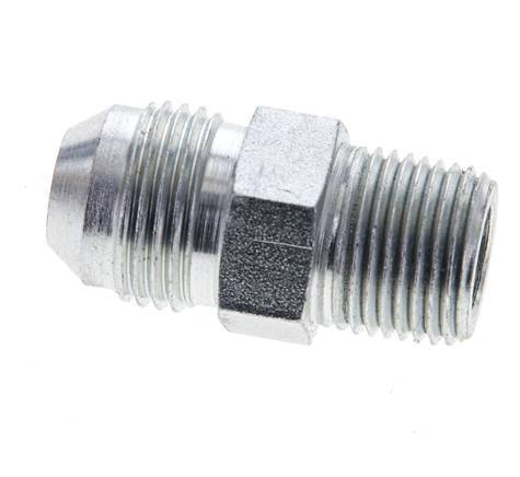 JIC Double Nipple UNF 3/4''-16 x 3/8'' NPT Steel 210bar (2950.5psi) [2 Pieces]