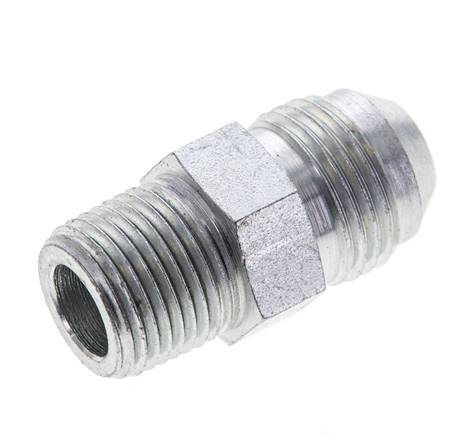 JIC Double Nipple UNF 3/4''-16 x 3/8'' NPT Steel 210bar (2950.5psi) [2 Pieces]
