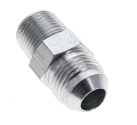 JIC Double Nipple UNF 3/4''-16 x 3/8'' NPT Steel 210bar (2950.5psi) [2 Pieces]