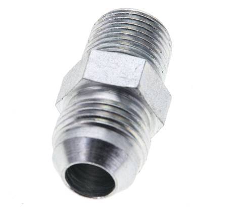 JIC Double Nipple UNF 3/4''-16 x 3/8'' NPT Steel 210bar (2950.5psi) [2 Pieces]