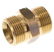 Espiga doble G1'' Macho x Macho Izquierda Latón 16bar (224.8psi) 36mm Hex.