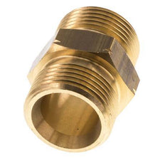 Espiga doble G1'' Macho x Macho Izquierda Latón 16bar (224.8psi) 36mm Hex.
