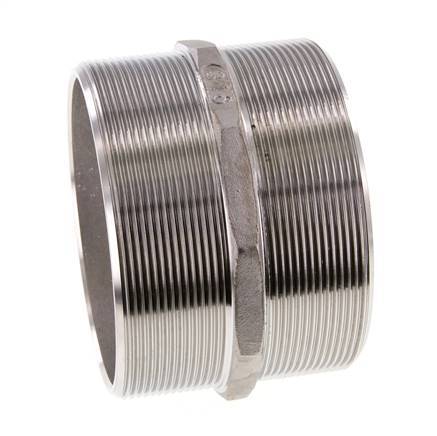 Espiga doble G4'' de acero inoxidable con junta plana 16bar (224.8psi) 117mm hexagonal